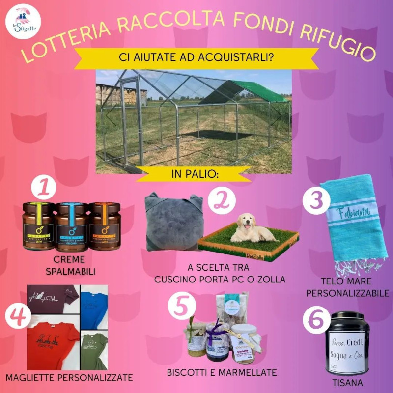 Lotteria Sfigatte, per comprare due recinti! - Associazione Le Sfigatte