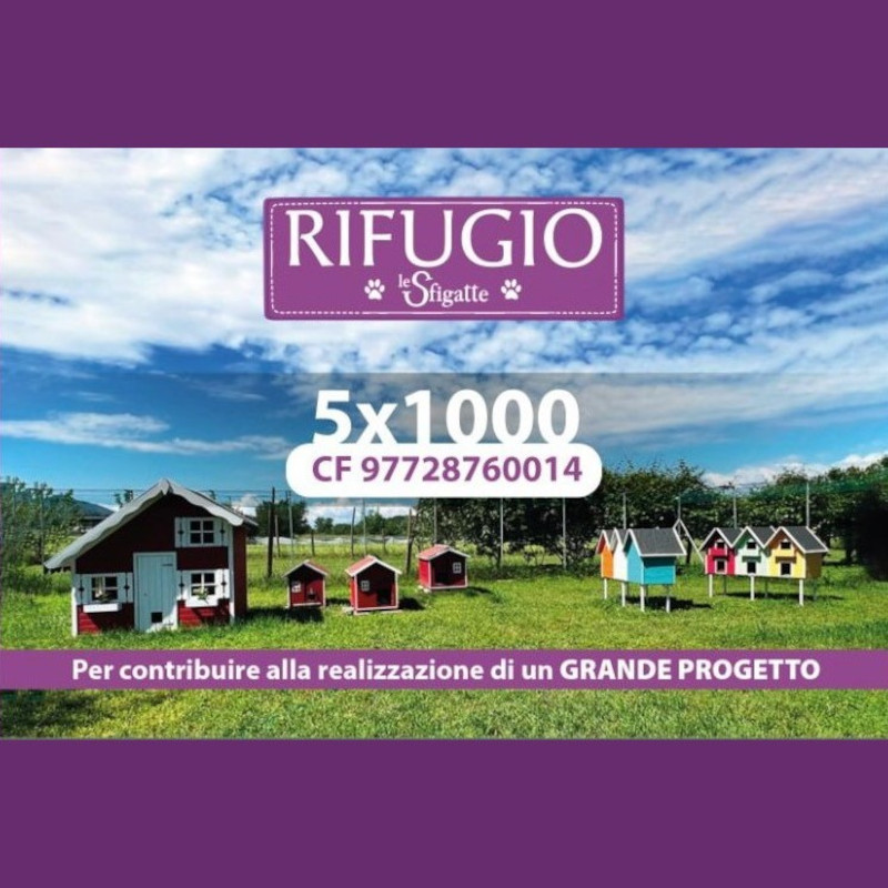 Il nostro sogno si sta avverando! Con il tuo 5x1000 ci permetterai di proseguire con la realizzazione del rifugio - Associazione Le Sfigatte
