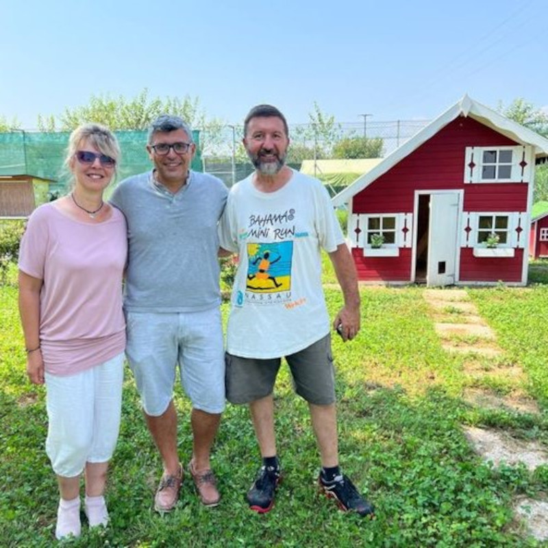 Oggi al rifugio abbiamo avuto un visitatore d’eccezione, il Sindaco di Gassino, Cristian Corrado - Associazione Le Sfigatte