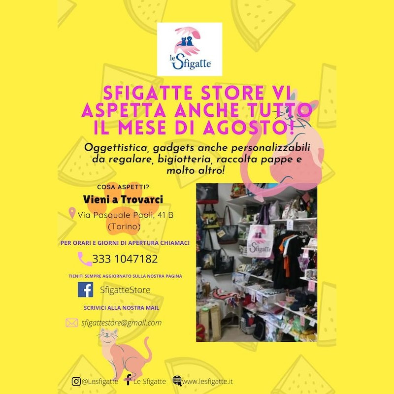 Agosto allo Store - Associazione Le Sfigatte